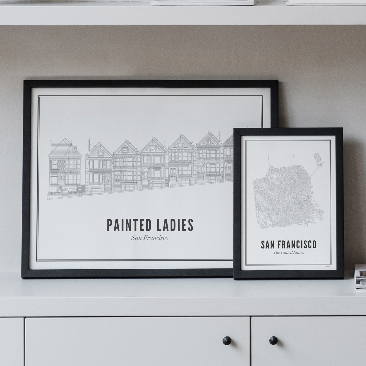 Affiches de San Francisco - Painted ladies | WIJCK.
